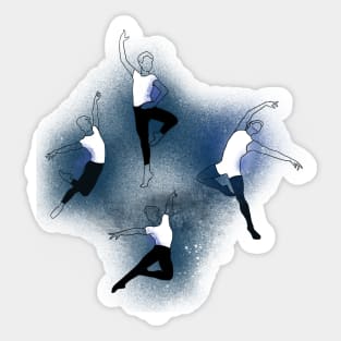 Ballet boy Sticker